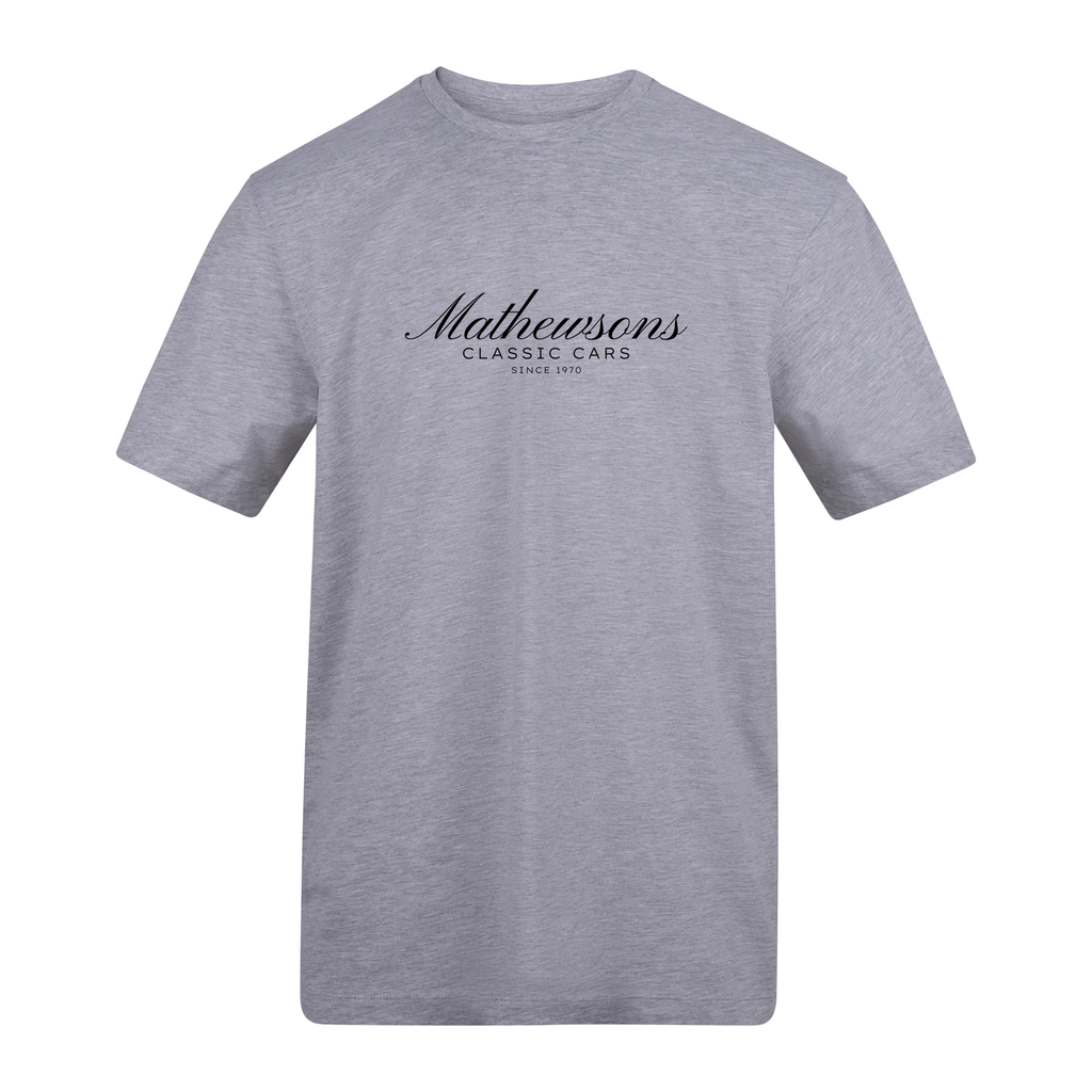 Mathewsons Heritage Script T-shirt - Grey