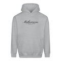 Mathewsons Heritage Script Heavyweight Hoodie - Grey