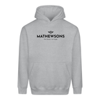 Mathewsons Crest Heavyweight Hoodie - Grey