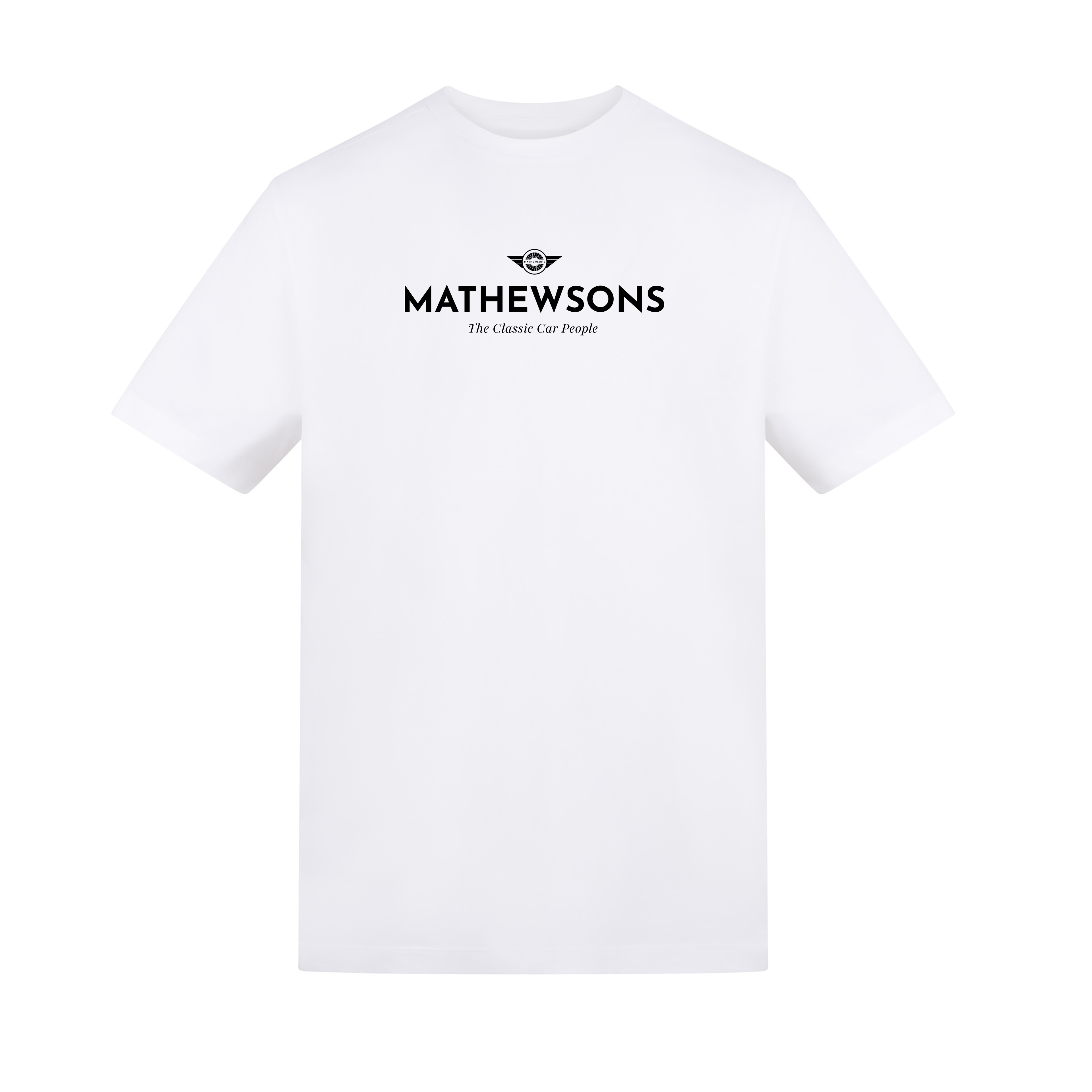 Mathewsons Crest T-shirt - White/Black
