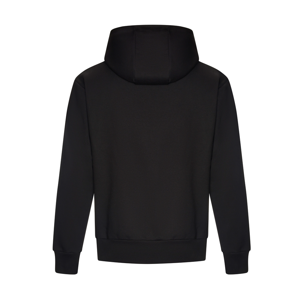 Mathewsons Heritage Script Heavyweight Hoodie - Black