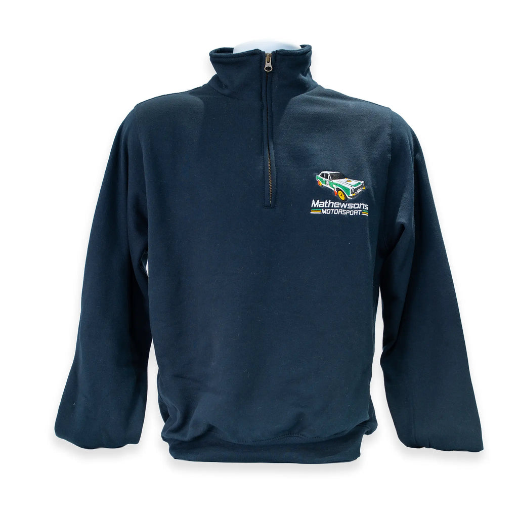 Mk1 Ford Escort Quarter Zip Jumper in Blue