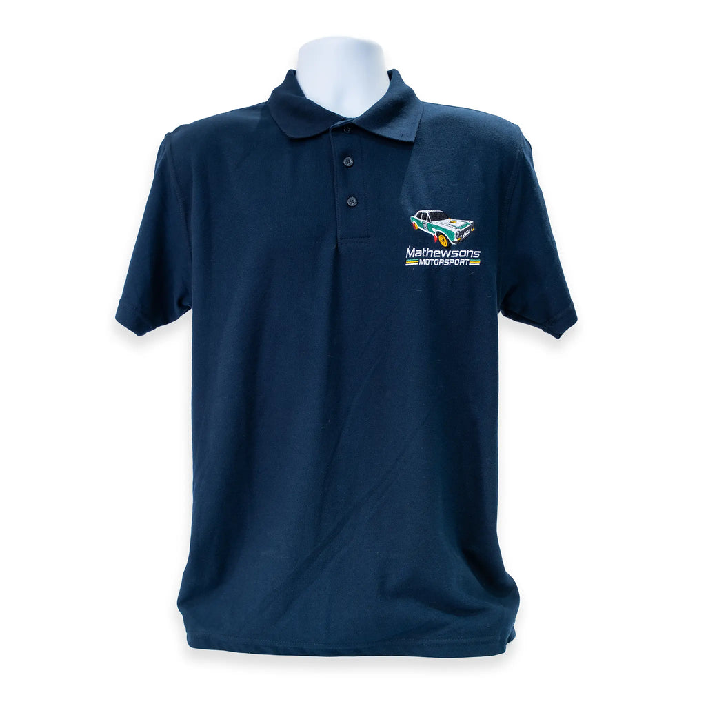 Mk1 Ford Escort Polo Shirt in Blue