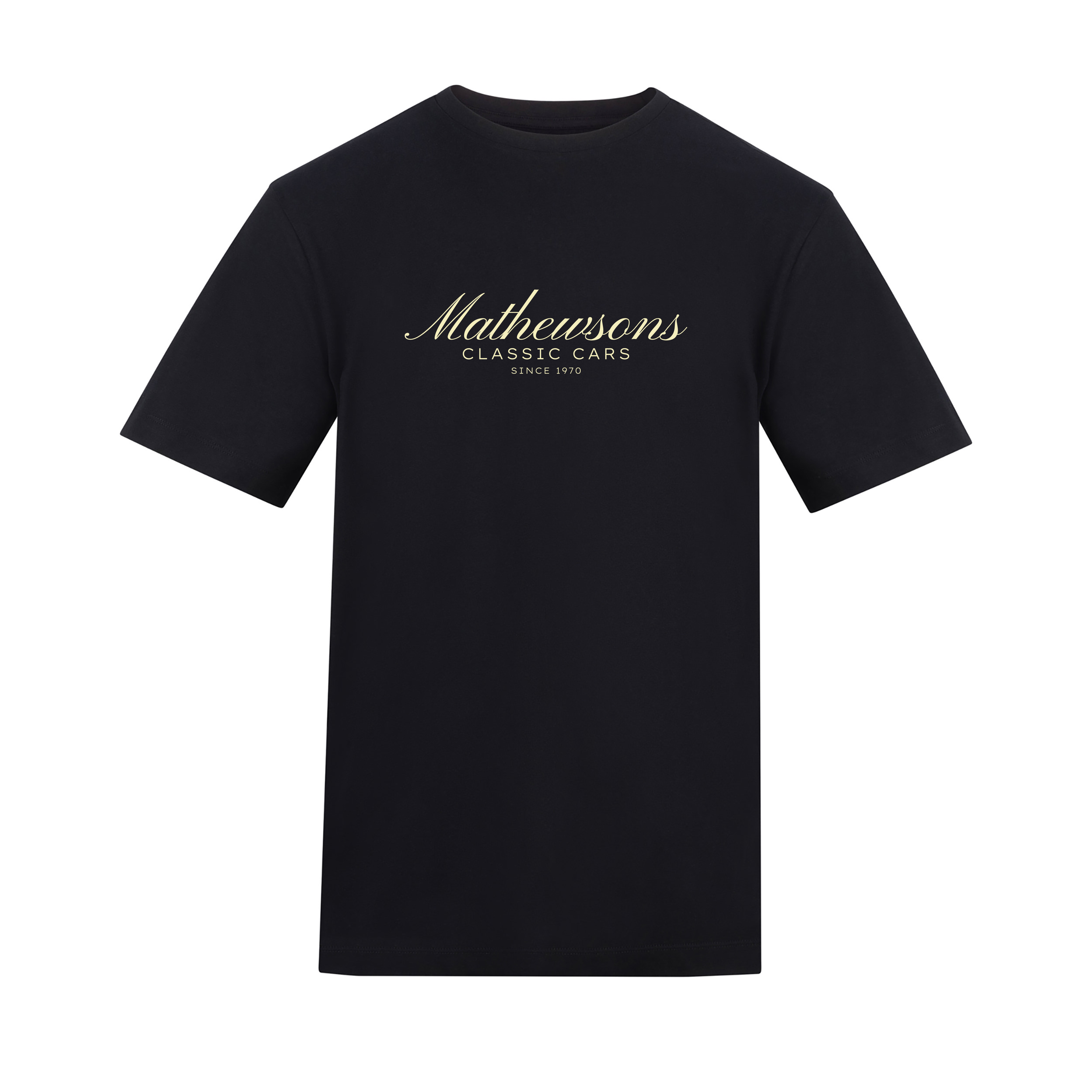 Mathewsons Heritage Script T-shirt - Black