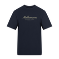 Mathewsons Heritage Script T-shirt - Navy