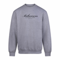 Mathewsons Heritage Script Heavyweight Jumper - Grey