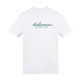 Mathewsons Heritage Script T-shirt - White/Green