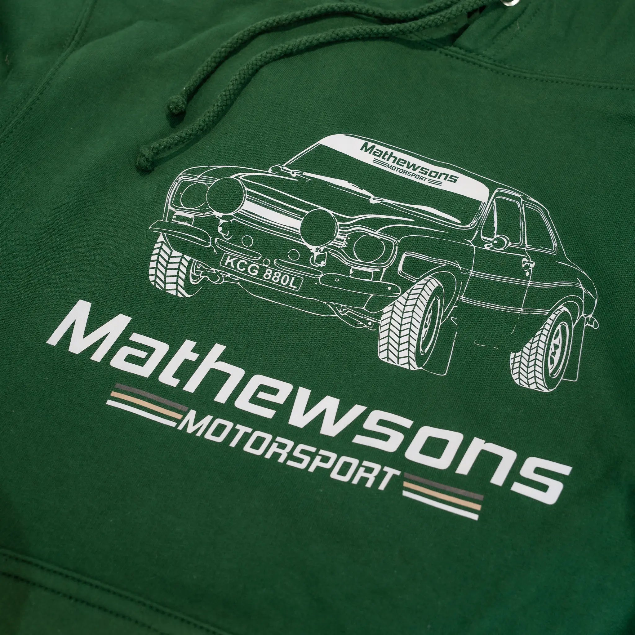 Mk1 Ford Escort Hoodie in Green