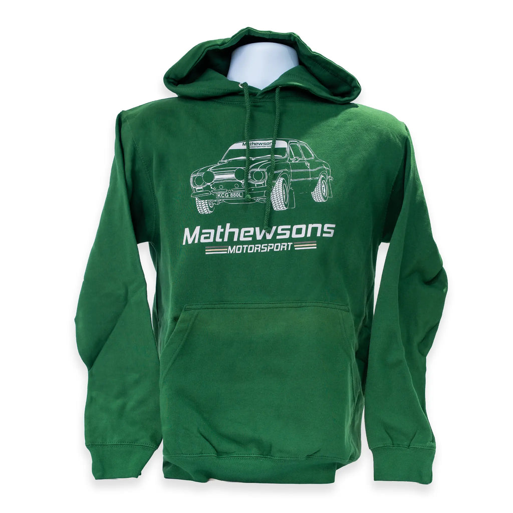 Mk1 Ford Escort Hoodie in Green