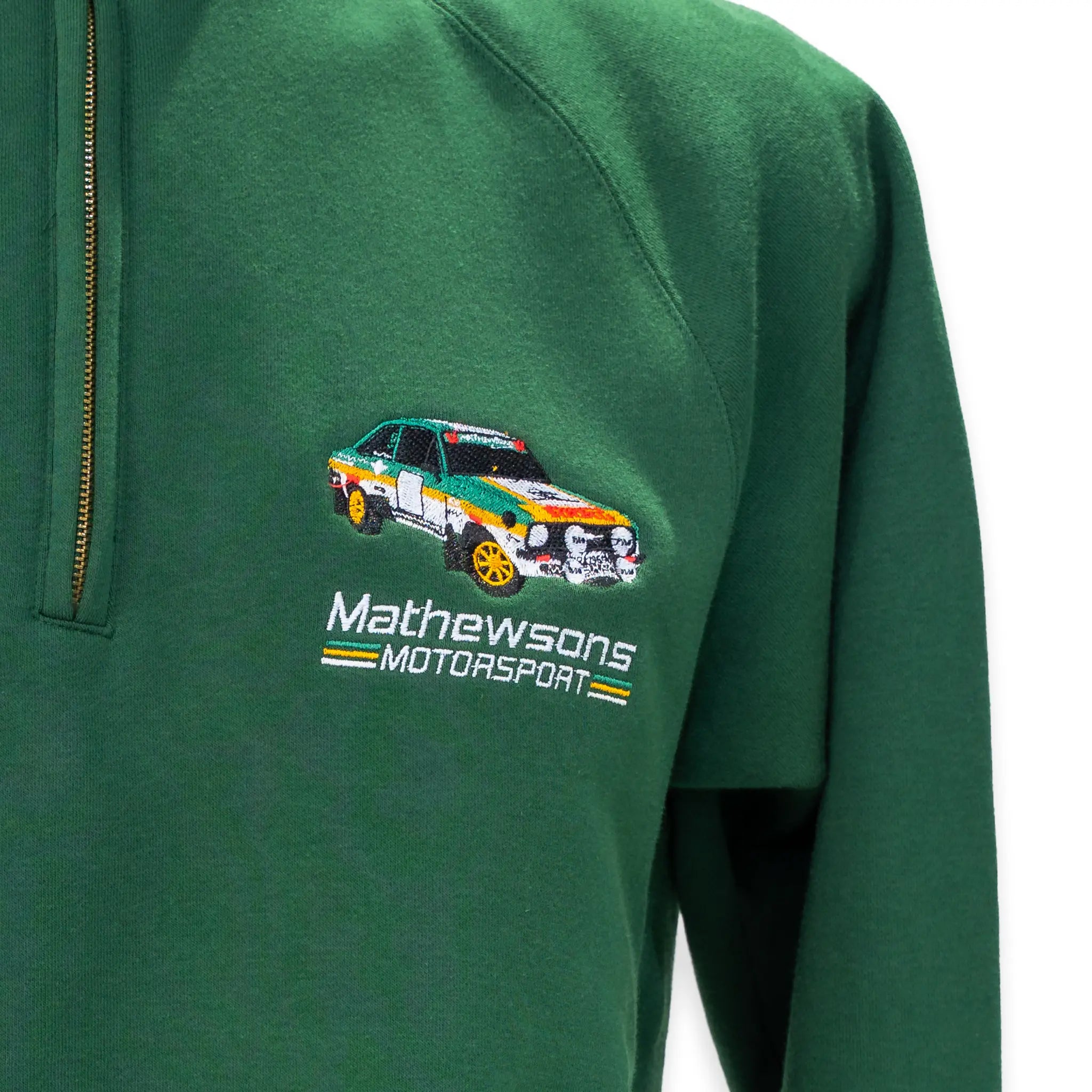 Mk2 Ford Escort Quarter Zip in Green