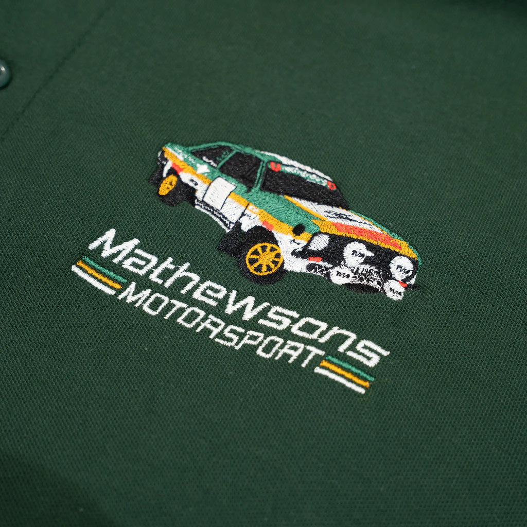 Mk2 Ford Escort Polo Shirt in Green