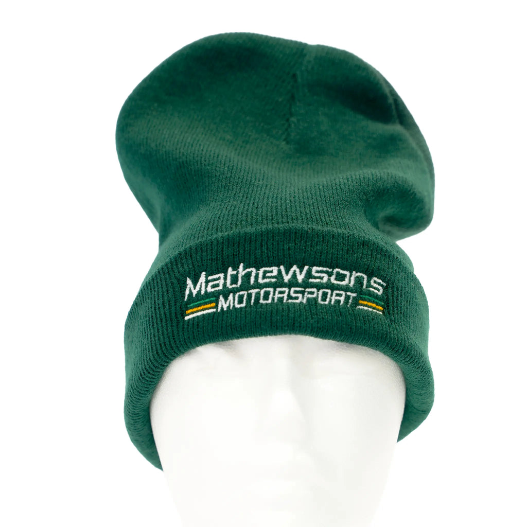 Mathewsons Motorsport Beanie in Green