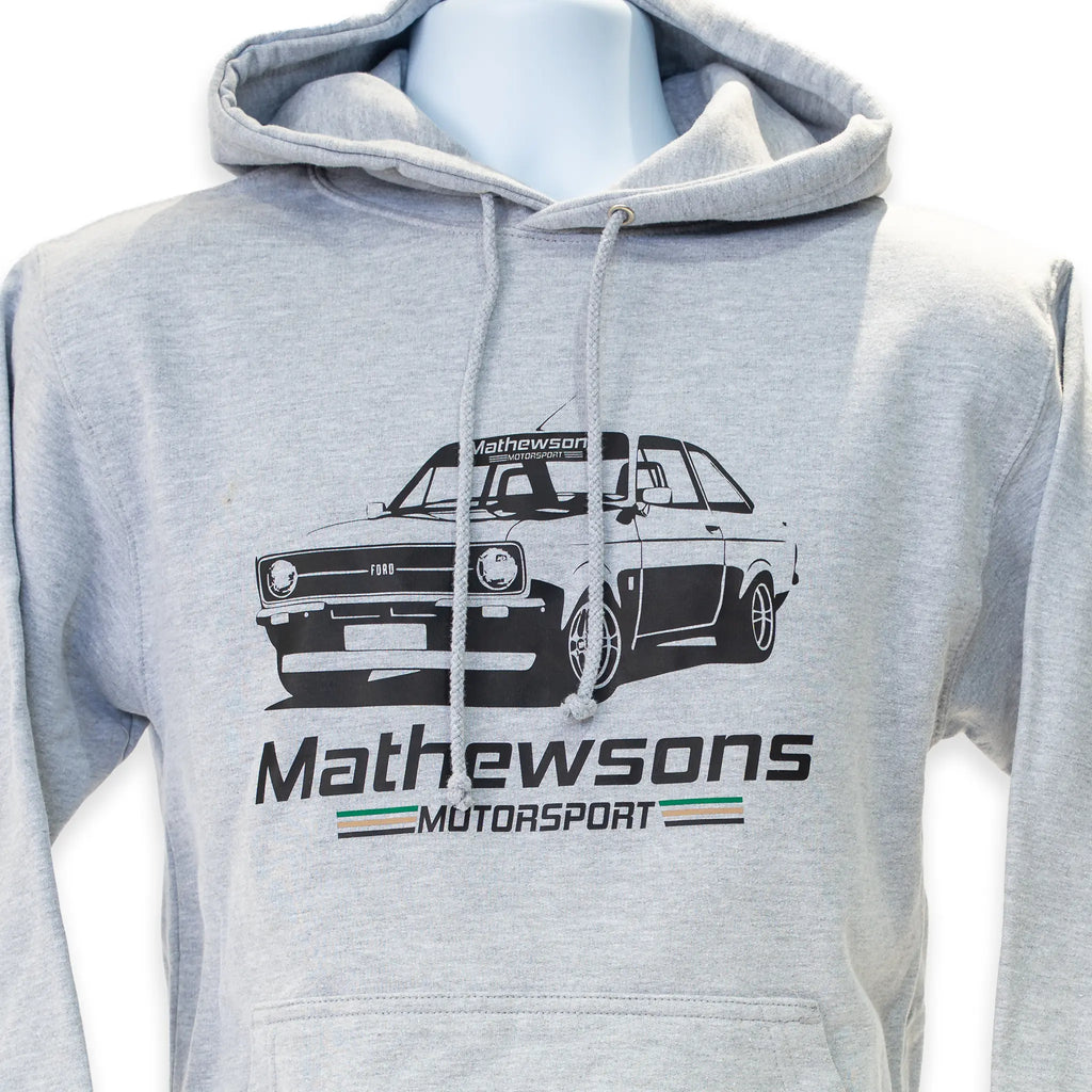 Mk2 Ford Escort Hoodie in Grey