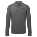 Mathewsons Long Sleeve Polo - Grey