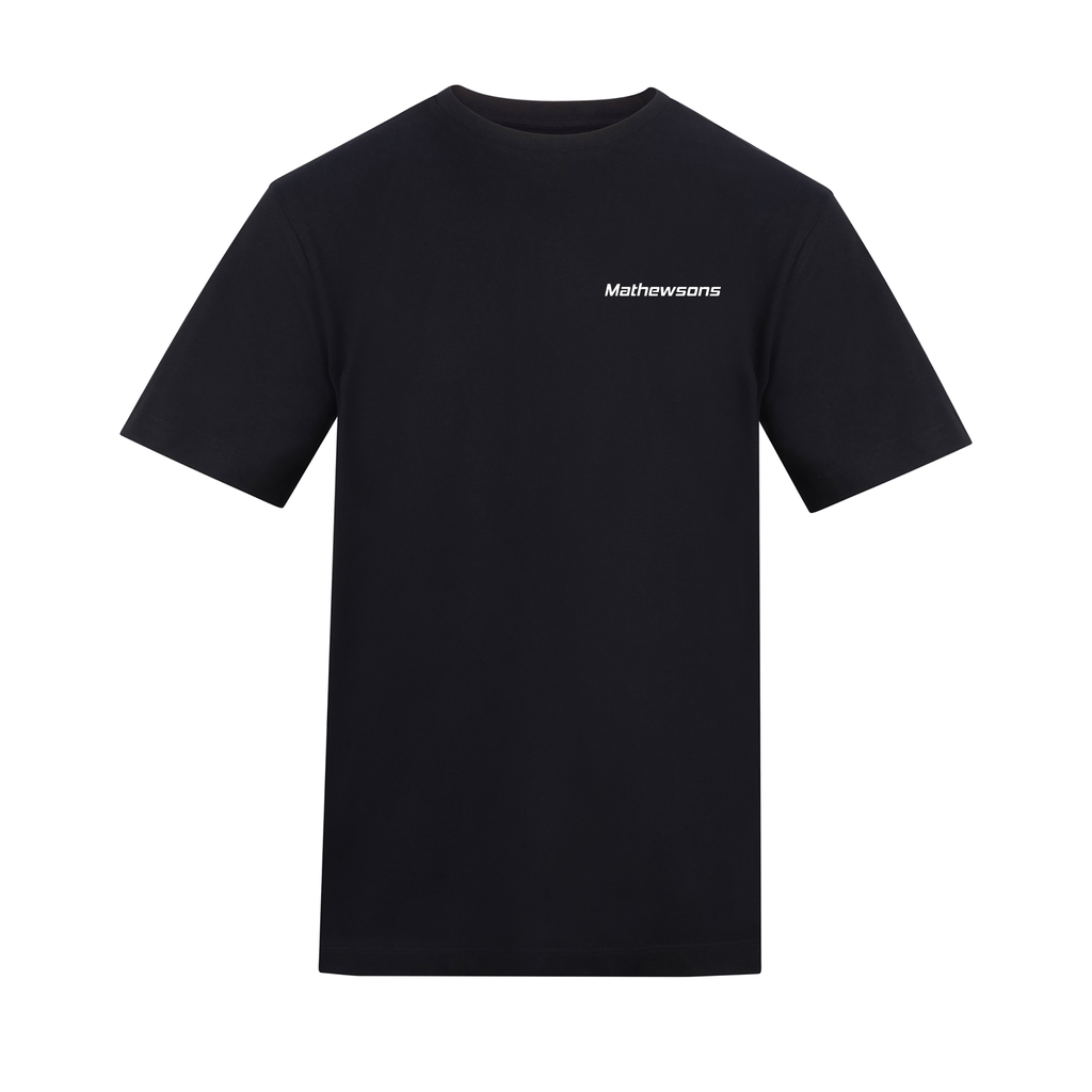 Mathewsons Motorsport Script T-shirt - Black