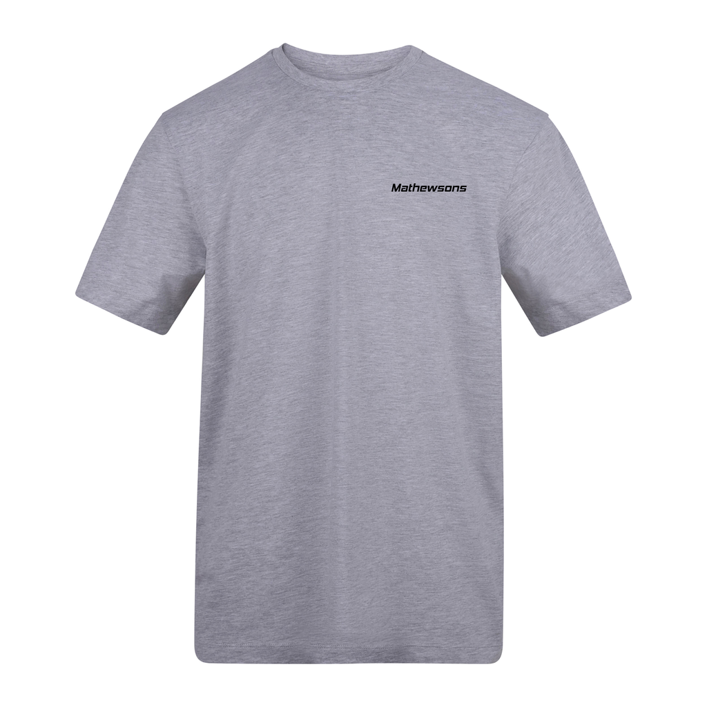Mathewsons Motorsport Script T-shirt - Grey