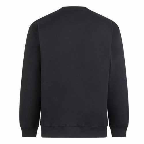 Mathewsons Crest Heavyweight Jumper - Black