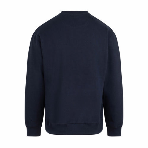 Mathewsons Motorsport Script Heavyweight Jumper -  Navy