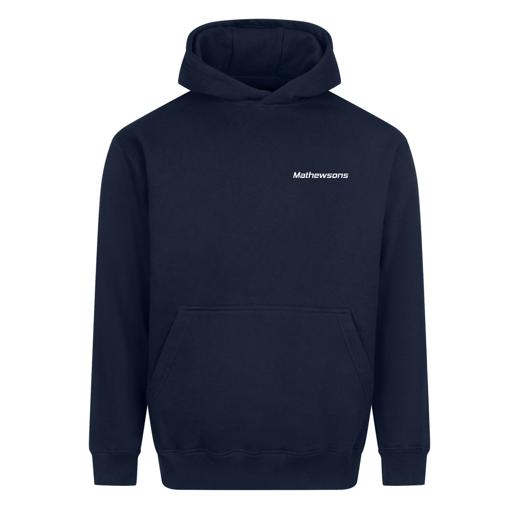 Mathewsons Motorsport Script Hoodie - Navy