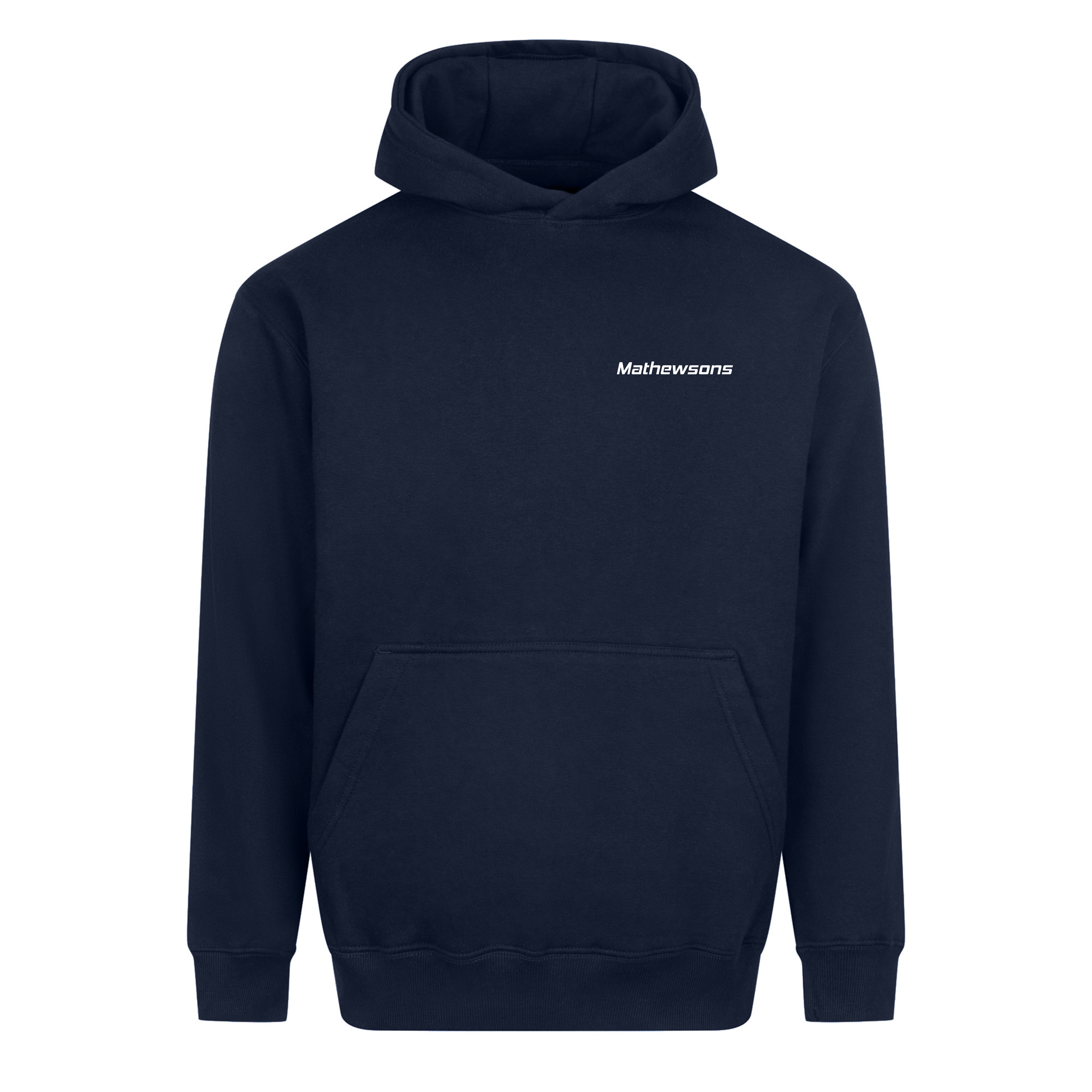 Mathewsons Motorsport Script Hoodie - Navy