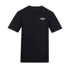 Mathewsons Back Print T-shirt Heritage Script - Black