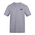 Mathewsons Back Print T-shirt Heritage Script - Grey