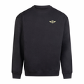 Mathewsons Backprint Heavyweight Jumper Heritage Script Design - Black