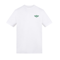 Mathewsons Back Print T-shirt Heritage Script - White/Green