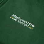 Mathewsons Motorsport Quarter Zip Jumper in Green
