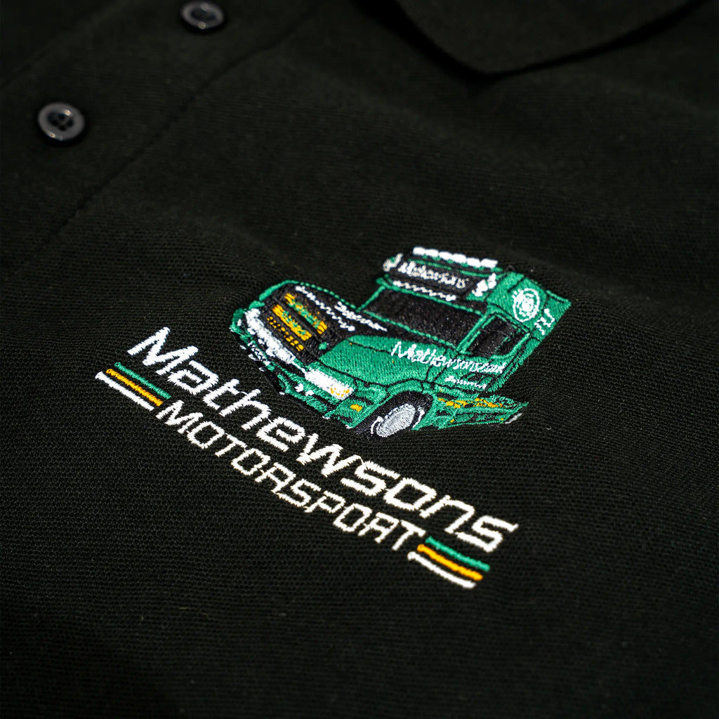 Scania T-Cab Polo Shirt in Black