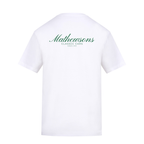 Mathewsons Back Print T-shirt Heritage Script - White/Green