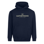 Mathewsons Crest Heavyweight Hoodie - Navy